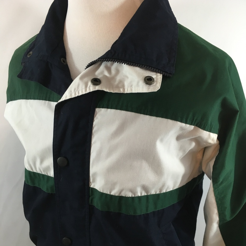 Mens VTG 1990s Color Block Windbreaker Jacket